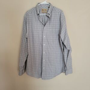 Gold Label Roundtree & Yorke Non Iron Long Sleeve Button Down Mens Size LT